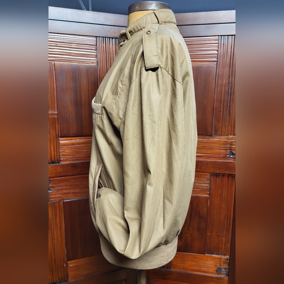 Men's Vintage Members Only Jacket Medium Brown Size 40 Made in Hong Kong - Picture 3 of 12